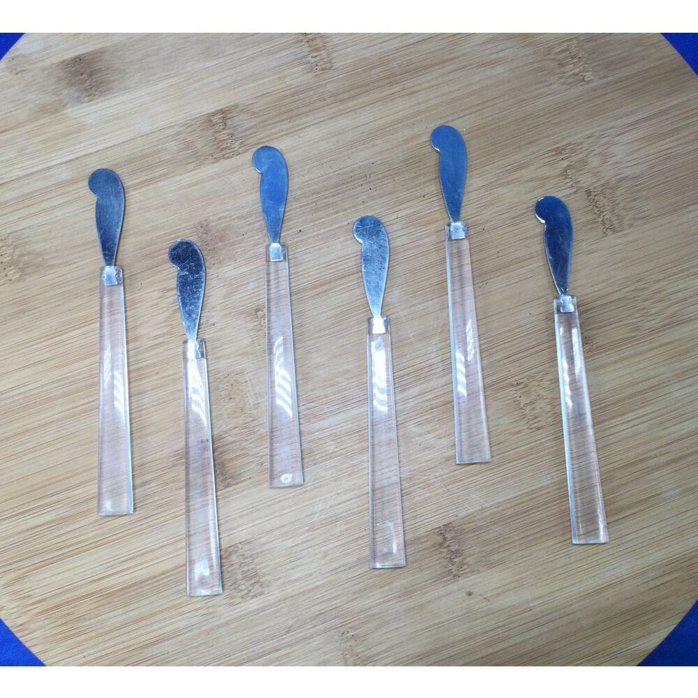 Vintage Party Spreader Cheese knives 6 piece set